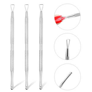 Empujador de Cutículas Profesional, Herramienta de Cuidado de Uñas de Acero Inoxidable, Instrumento de Manicura y Pedicura de Innovamed - Product Image 1