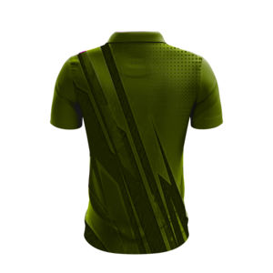 Chemise de golf pour homme en coton 100% imprimé personnalisé, à séchage rapide, sans col, avec impression numérique, technologie Cooldry - Product Image 3