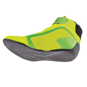 Chaussures de karting en cuir personnalisées de haute qualité, ignifuges, pour hommes, avec semelle légère et confortable, design de course - Product Image 3