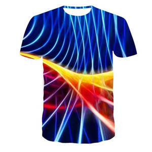 T-shirts à manches courtes en polyester 100% imprimés à sublimation personnalisée, polyester, coton polyester anti-boulochage, imprimés à manches courtes, entièrement sublimés - Product Image 2