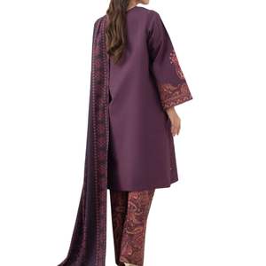Conjunto de Shalwar Kameez Estampado para Mujer, Traje de Tres Piezas de Diseñador, Ropa Étnica, Vestido de Fiesta con Dupatta de Chifón y Pantalones - Product Image 2