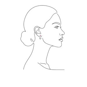 New arrival 925 STERLING <b>SILVER</b> 4 MM PINK ZIRCON STONE 8 MM WHITE SHELL <b>PEARL</b> STUD <b>EARRINGS</b> From Turkey - Product Image 3