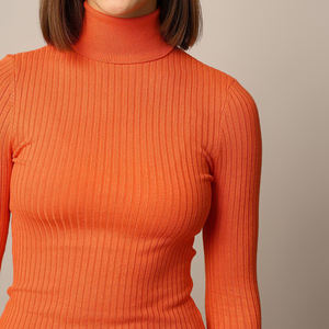 เสื้อสเวตเชิ้ตคอเต่าโอเวอร์ไซส์ผ้าฝ้ายสำหรับผู้หญิงและผู้ชาย สกรีนโลโก้ตามสั่ง ขายดี - Product Image 3