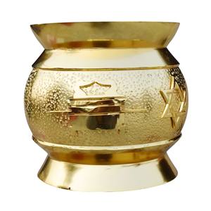 Porte-encens en aluminium doré de meilleure qualité décor à la maison diffuseur d'aromathérapie église ménage brûleur d'encens Pot pour religieux - Product Image 6