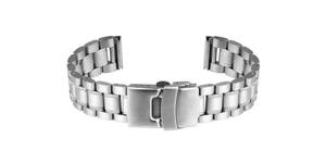 สายนาฬิกาอัจฉริยะสำหรับทุกเพศ GD016สแตนเลสสีเงิน20 22มม. ปรับได้หรูหรากันน้ำระบายอากาศได้โลหะนิ่มยืดหยุ่น - Product Image 5