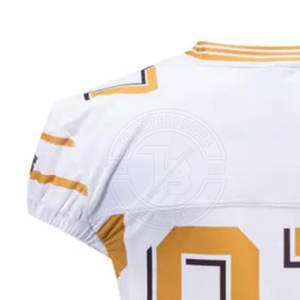 Camiseta de Fútbol Americano Personalizada de Alta Calidad para Hombre, Sublimada, Manga Corta, 100% Poliéster, Venta al Por Mayor - Product Image 4