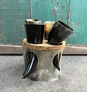 Corne à boire viking classique pour la bière, l'ale et les fêtes médiévales, au meilleur prix, corne à boire viking rustique - Product Image 1