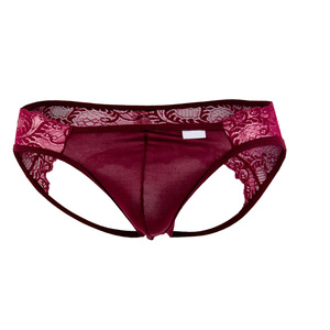 Đồ lót nam gợi cảm ren trong suốt thong Đồ lót Nam Gợi Cảm t Quần thấp mở ở mặt sau - Product Image 4