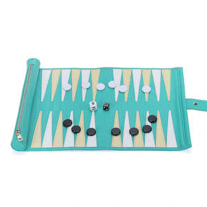 Backgammon Set <b>Travel</b> Backgammon Sets for Adults Small Size Classic Backgammon <b>Board</b> <b>Game</b> Case - Product Image 3