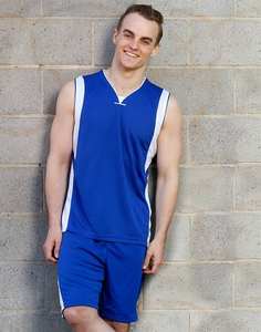 Maillot de basket-ball personnalisé de qualité professionnelle pour hommes, imprimé, 100% polyester, offrant un équilibre entre confort et performance - Product Image 4