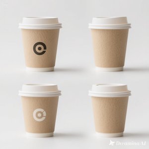 ถ้วยกระดาษพร้อมฝาขนาด12ออนซ์50ออนซ์แบบใช้แล้วทิ้งเป็นมิตรกับสิ่งแวดล้อมปรับแต่งโลโก้ได้ - Product Image 3