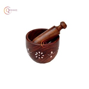 Mortier et pilon de cuisine en gros Gadgets de cuisine de table Outils pour herbes et épices Pilon de mortier d'occasion pour cuisine de restaurant et d'hôtel - Product Image 5