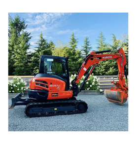 Mini-excavatrice sur chenilles Kubota KX057 4 de 5,5 tonnes, classée parmi les meilleures, pour projets de construction lourde - Product Image 6