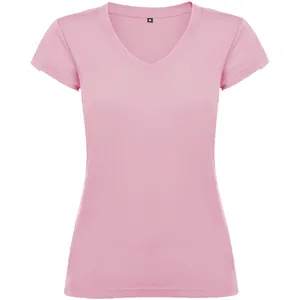 Camiseta de manga corta con cuello en V para mujer Victoria - Product Image 6