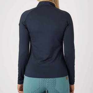 OEM conception personnalisée haut d'équitation vêtements équestres chemise femmes sport équitation couches de base avec coutures plates - Product Image 5