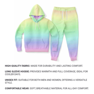 Unisex Custom Printed <b>Tie</b>-<b>Dye</b> Gradient Logo Tracksuit Rhinestone Sportswear & Athleisure with Plus Size Features Soft Fabric - Product Image 5