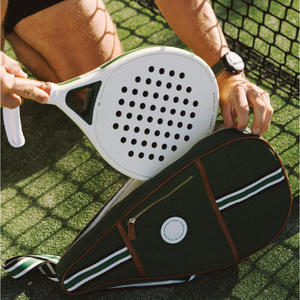 Raqueta de Pá<span class=keywords><strong>del</strong></span> de Fibra de Carbono, Raqueta de <span class=keywords><strong>Tenis</strong></span> de Pá<span class=keywords><strong>del</strong></span> de Carbono Completo, Red de Poliéster Diamante, Ecológica, Personalizada, Ligera, Duradera, de Alta Resistencia - Product Image 1