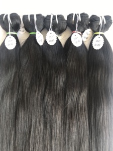 ผมต่อแบบมนุษย์ยาว24นิ้วผมต่อแนวยาวแบบสองชั้นทำจากขนมิงค์แบบอินเดียแนวหนังกำพร้ามัดเป็น100% - Product Image 4