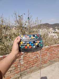 กระเป๋าลูกปัด vlemon กระเป๋าเงินมะนาวคลัทช์ลูกปัดมะนาวมะนาวสีเหลืองกระเป๋าวันหยุดฤดูร้อนกระเป๋าคลัทช์ลูกปัดสีขาวที่ไม่ซ้ำกันมะนาว - Product Image 2