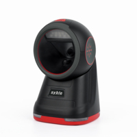 XB-8608 Nuevo Modelo Syble Lector de Códigos de Barras USB Automático 1D 2D QR Escáner de Códigos de Barras de Escritorio