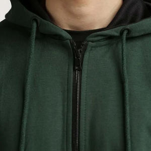 Venta al por mayor nuevo diseño hombres cremallera Sudadera con capucha personalizado liso algodón en blanco para el invierno bordado 100% algodón Sudadera con capucha - Product Image 4