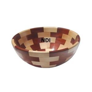 ชามไม้ที่เก็บผลไม้แห้งแกะสลักจากธรรมชาติสำหรับงานแต่งงาน-ร้านอาหารอุปกรณ์เสิร์ฟซุปป๊อปคอร์น - Product Image 1