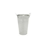 Vase à fleurs en cuivre galvanisé à décor d'événement naturel avec accent de corde pour les mariages à la ferme, les aménagements de jardin confortables pour le style de patio