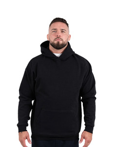 เสื้อฮู้ดผ้าฝ้ายหนาแบบกำหนดเอง100% เสื้อฮู้ดโอเวอร์ไซส์500GSM - Product Image 4