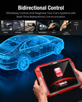 Escáner de Diagnóstico para Automóviles GOOLOO DS900 OBD2 HD con 1 Año de Garantía, Batería de 5.0 10000mAh para Uso Automotriz Universal
