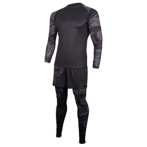 Vêtements de course personnalisés OEM de haute qualité pour hommes Elite Rush Guard, vente en gros, vêtements de sport toutes saisons - Product Image 2