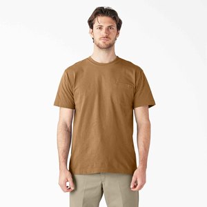 Wholesale Price <b>Men's</b> Regular Fit Cotton T-Shirt With Front Pocket Solid Color Casual O-Neck Short Sleeve Jersey Knitted Tees - Product Image 1