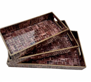 ชุดชามไม้ MDF สำหรับงานปาร์ตี้หรูหรา1ชิ้น - Product Image 1