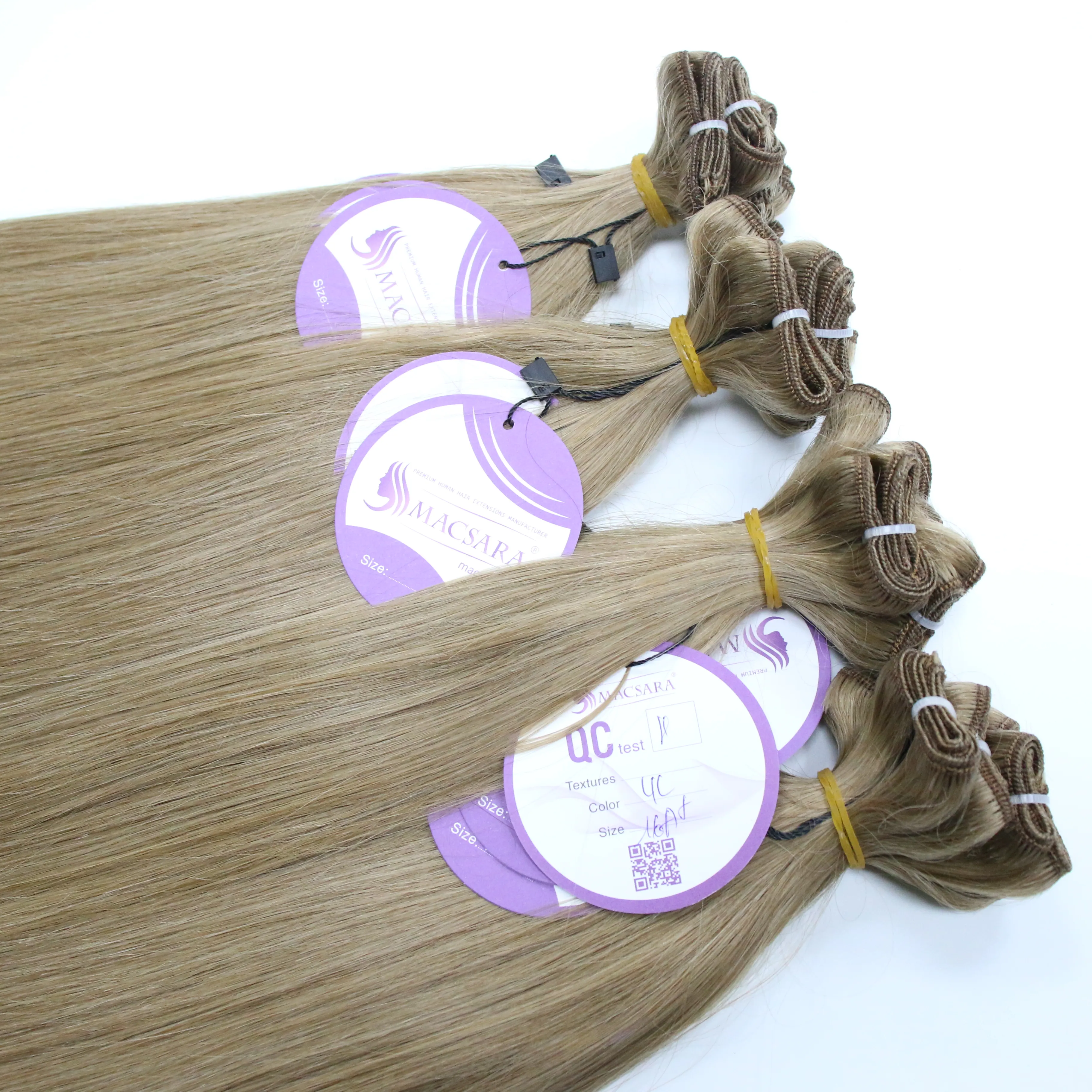2022 hot sale human extensions double long straight color hair long tape weft hair company factory