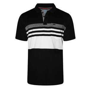 T-shirt à manches en coton polo t-shirt pour hommes fabricant vente en gros 100% t-shirt polo en pur coton - Product Image 3