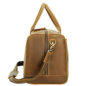 Nuevo bolso de lona unisex de moda de gran capacidad con logotipo personalizado de gran calidad, bolsas de viaje de equipaje de cuero de lujo de gran capacidad - Product Image 2