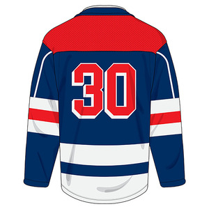 Maillot de hockey sur glace avec logo personnalisé, qualité professionnelle, respirant, confortable, 100% polyester, nouveau style - Product Image 2