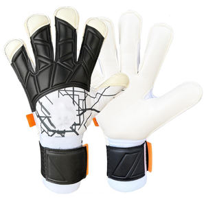 Gants de gardien de but en cuir durables de style nouveau, respirants, imperméables/coup-vent, antidérapants, design à doigts entiers, sangle de poignet réglable - Product Image 3