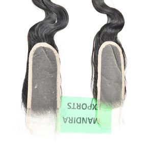 ผมแท้แบบไม่ผ่านการทำ100% ผมสีดำธรรมชาติขนาด8-32นิ้วอินเดียเรียงตามหนังละเอียด2*6เอชดีปิดบอดี้เวฟขมับผมมนุษย์ - Product Image 1