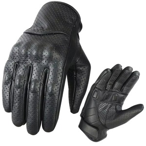 Gants de motocross en cuir élégants, respirants, imperméables, antidérapants, couleurs et logos personnalisés, utilisation en course, sport, extérieur, haute qualité - Product Image 1