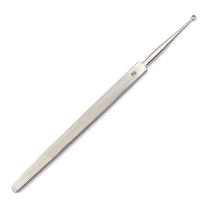 Curette cutanée Fox, pointe de 4 mm, 5,5 pouces, 14 cm, droite, en acier inoxydable, curette chirurgicale pour la peau, manuelle, réutilisable, approuvée CE ISO, classe I - Product Image 3