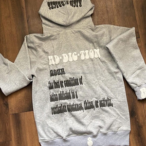 เสื้อสเวตเตอร์สวมหัวมีฮู้ดโอเวอร์ไซส์ของผู้หญิงเสื้อสเวตเตอร์ผ้าคอตตอน100% แบบมีฮู้ดตั้งสไตล์ของผู้หญิงกำหนดเอง - Product Image 4