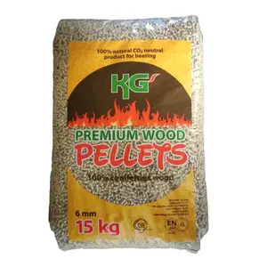 Entrega expressa Original Premium Madeira Pellets EN Plus-A1 Wood Pellet 15kg sacos Pellets Premium Madeira De Pinho Disponível