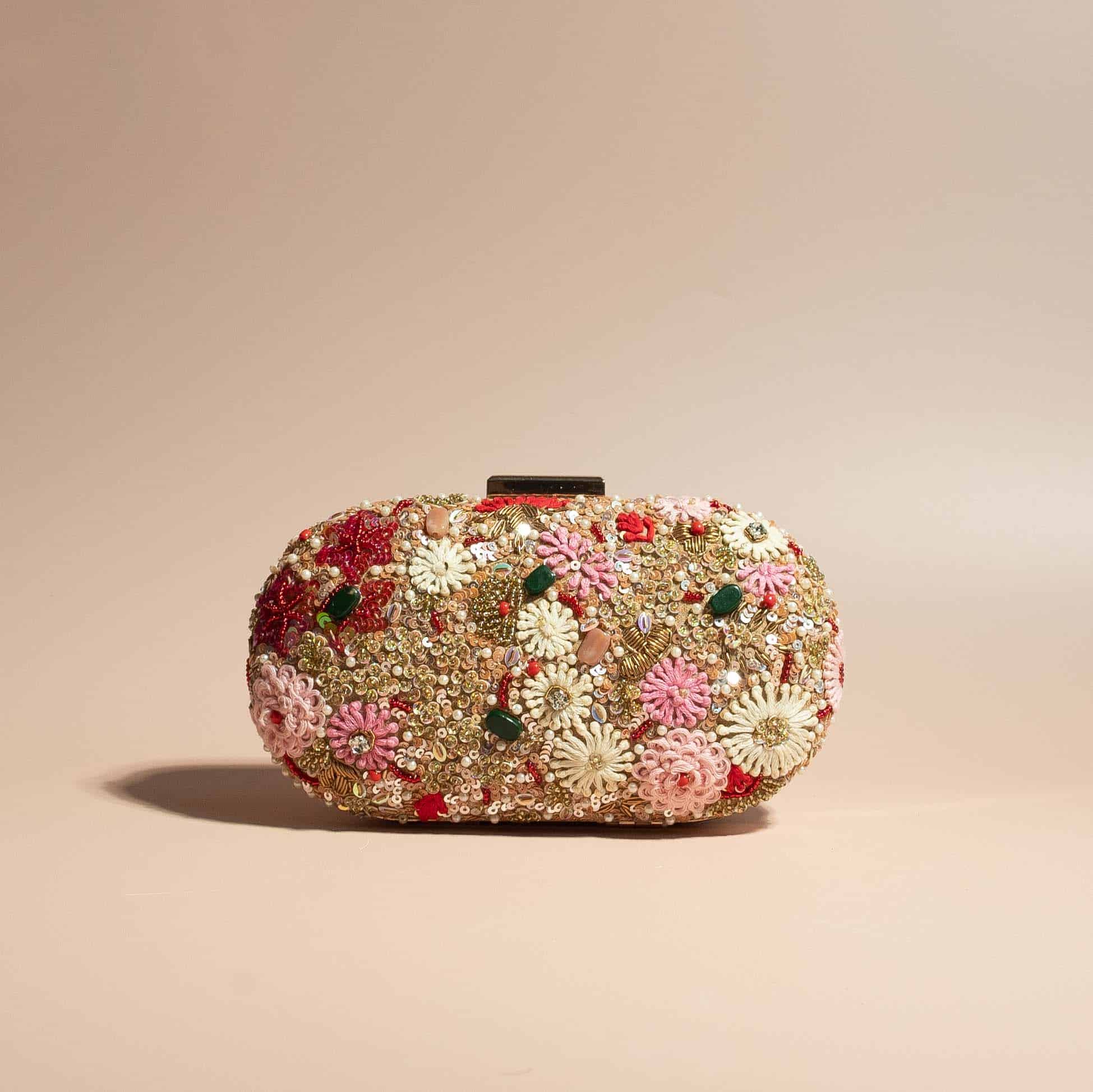 Bridal Clutch Potli Bags Elegant Indian Handmade