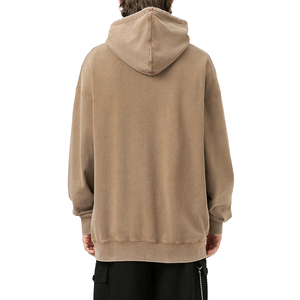 Sweat à capuche en coton mélangé pour hommes Nouvelle mode de haute qualité Streetwear Sweats à capuche surdimensionnés avec logo personnalisé - Product Image 2