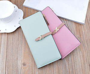 Carteras de Mano para Mujer Hechas en Fábrica, Cartera Larga de Cuero PU de Lujo para Mujer, Monedero con Cremallera para Mujer - Product Image 5