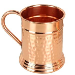 Taza brillante de cobre de mula de Moscú con mango de latón para hotel, cafetería y bar, taza de vino de Metal de diseño único para fiestas y restaurantes - Product Image 4