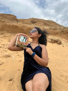 Nuevo joyero de cuero de vaca con pelo metálico con estilo occidental hecho a mano, joyería de viaje bonita, almacenamiento mínimo esencial - Product Image 2