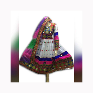 Kochi afghan Robe/vêtements faits à la main Broderie complète Robe de fête traditionnelle afghane Robe de culture pachtoune afghane - Product Image 1