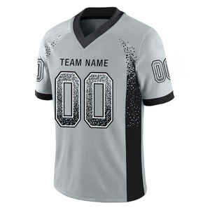 Conjuntos de Camisetas de Fútbol Americano Personalizadas de Alta Calidad, Transpirables, 100% Poliéster, para Adultos, Mangas Cortas, Impresas, de Secado Rápido - Product Image 6