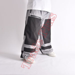 Personalizado de los hombres pantalones de nieve impermeable y a prueba de viento Topper de esquí transpirable OEM forro polar de poliéster cierre de cremallera de talla grande - Product Image 2
